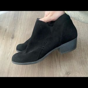 Suede booties